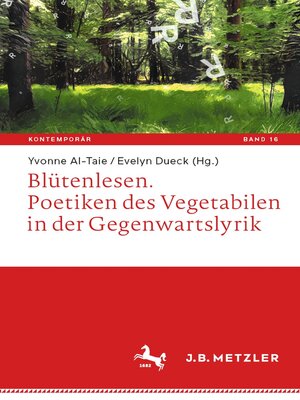 cover image of Blütenlesen. Poetiken des Vegetabilen in der Gegenwartslyrik